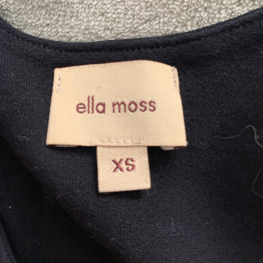 Ella Moss top black/ blue S - Picture 3 of 5